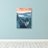 Toile Sick Mood au coucher du soleil, Despair (par Edvar (Insitu (Plancher de Bois))