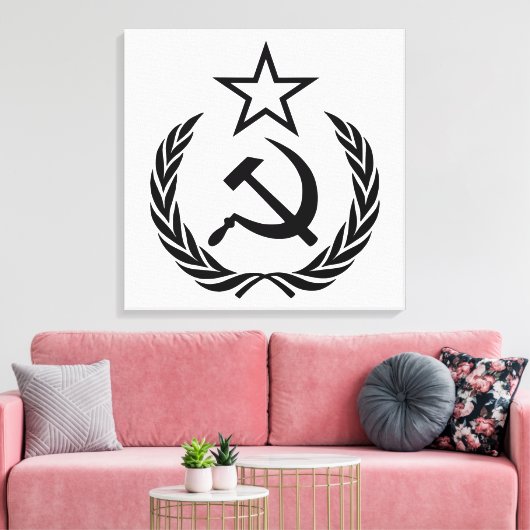 Toile Sickle And Hammer, USSR, CCCP, Communism (Insitu(Salon))