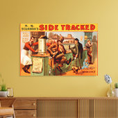 Toile Side Tracked - Comical Caf � Scène Théâtre (Insitu(Salon))