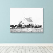 Toile Siège de la Commission sanitaire (Insitu (Plancher de Bois))