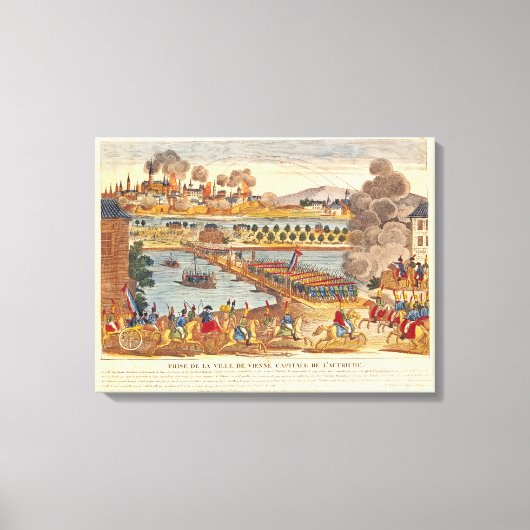 Toile Siège de Vienne, le 10 mai 1809 (Recto)