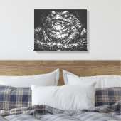 Toile Sigil du Crapaud Hanté par BurnsInHell (Insitu(Chambre))
