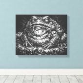 Toile Sigil du Crapaud Hanté par BurnsInHell (Insitu (Plancher de Bois))