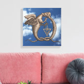 Toile Sigils d'alchimie du soufre et du mercure (Insitu(Salon))