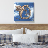 Toile Sigils d'alchimie du soufre et du mercure (Insitu(Chambre))