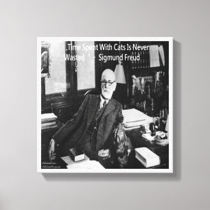 Toile Sigmund Freud Et Sa Célèbre Citation Drôle Sur Les