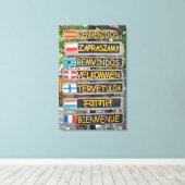 Toile Signal d'accueil (Insitu (Plancher de Bois))