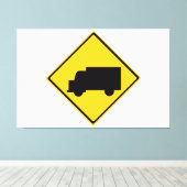 Toile Signal d'avertissement de camion routier (Insitu (Plancher de Bois))