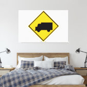 Toile Signal d'avertissement de camion routier (Insitu(Chambre))