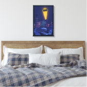 Toile Signal de chauve-souris sur Gotham (Insitu(Chambre))