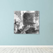 Toile Signal Rock près de la voie ferrée Photographie (Insitu (Plancher de Bois))