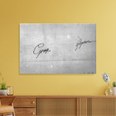 Toile Signature de Jean-Baptiste Greuze (Insitu(Salon))