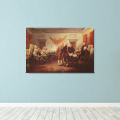 Toile Signature de la Déclaration d'indépendance (Insitu (Plancher de Bois))