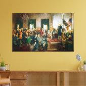 Toile Signature de la Déclaration d'indépendance des Éta (Insitu(Salon))