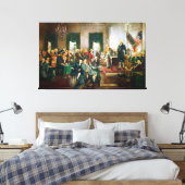Toile Signature de la Déclaration d'indépendance des Éta (Insitu(Chambre))