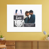 Toile Signature de l'invité personnalisée - signature ph (Insitu(Salon))