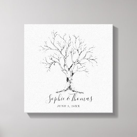 Toile signature du livre d'invités d'empreintes digitale (Recto)