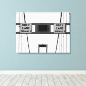 Toile Signaux de voie Obey Triptyque (Insitu (Plancher de Bois))