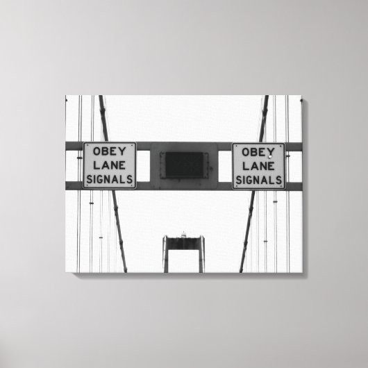 Toile Signaux de voie Obey Triptyque (Recto)