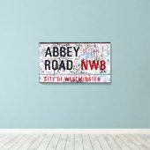 Toile SIGNE ABBY Road Londres (Insitu (Plancher de Bois))
