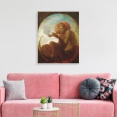 Toile Signe avec un singe fumant une pipe (Insitu(Salon))