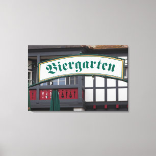 Toile Signe Biergarten, Allemagne