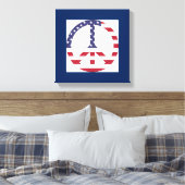 TOILE SIGNE DE PAIX DU DRAPEAU AMÉRICAIN (Insitu(Chambre))