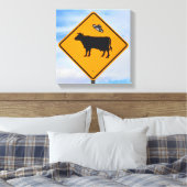 TOILE SIGNE DE PASSAGE DE BOVINS DE L'OVNI (Insitu(Chambre))