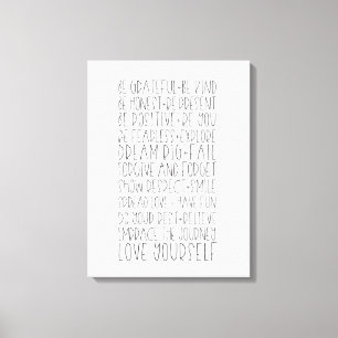 Toile Signe de rappels de famille