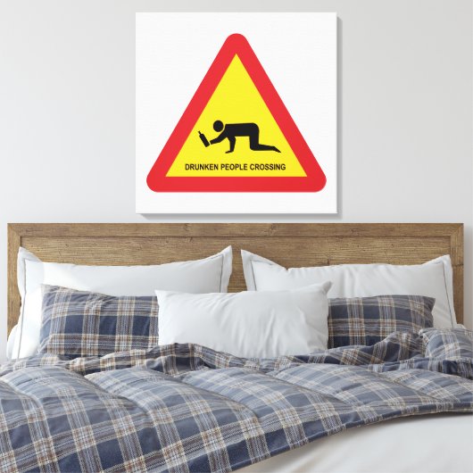 TOILE SIGNE DE TRAFIC DES PERSONNES BLANCHISES (Insitu(Chambre))