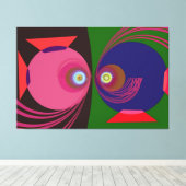 Toile Signe des Poissons  (Insitu (Plancher de Bois))