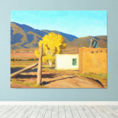 Toile Signes d'automne 1931 par Maynard Dixon (Insitu (Plancher de Bois))