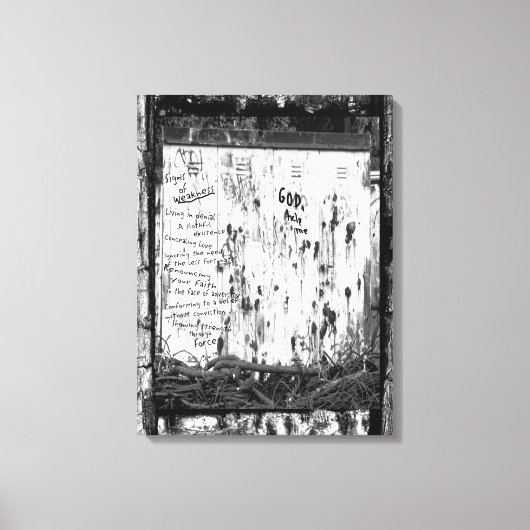 Toile Signes de faiblesse (Recto)