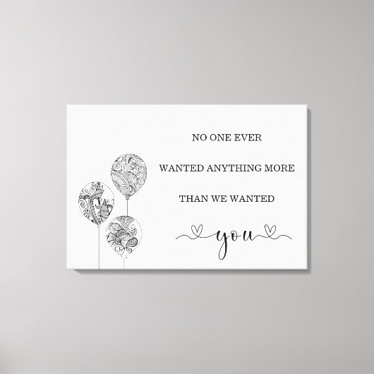 Toile Signes Pour Bébé Pour Pépinière (Recto)