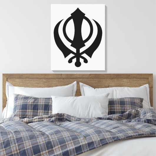 Toile Sikh Khanda (Insitu(Chambre))