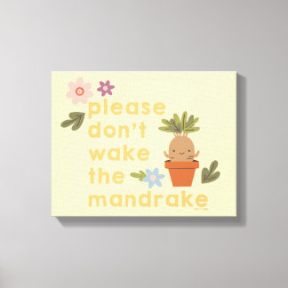 Toile S'il vous plaît ne réveillez pas le Mandrake