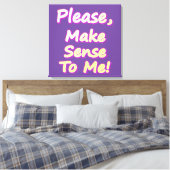 Toile "S'Il Vous Plaît, Sentez-Moi !" Un Design Sympa. C (Insitu(Chambre))