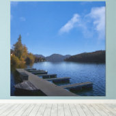 Toile Silbertsgraben Walchensee Triptyque (Insitu (Plancher de Bois))