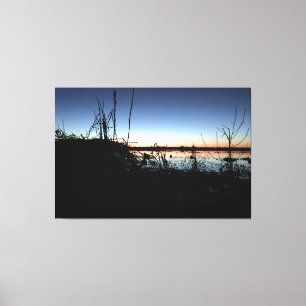 Toile Silence dans l'aveugle de canard