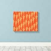 Toile Silhouette Abstraite (Insitu (Plancher de Bois))