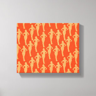 Toile Silhouette Abstraite