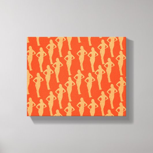 Toile Silhouette Abstraite (Recto)