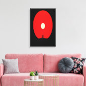 Toile Silhouette Abstraite minimaliste (Insitu(Salon))
