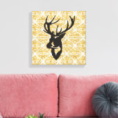 Toile Silhouette de cerf élégant (Insitu(Salon))