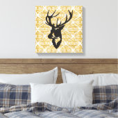 Toile Silhouette de cerf élégant (Insitu(Chambre))