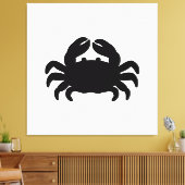 Toile Silhouette de crabe noir (Insitu(Salon))