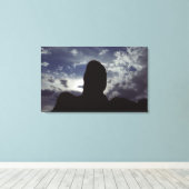 Toile Silhouette de Desert Rock : Arches National Park P (Insitu (Plancher de Bois))