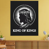 Toile silhouette de Jésus Roi des rois (Insitu(Salon))