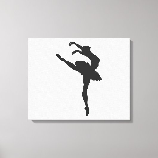 Toile Silhouette de la ballerine (Recto)