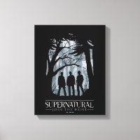 Silhouette de la forêt surnaturelle